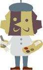 美術館のキャラクター